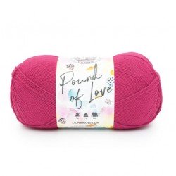 Lion Brand Pound of Love Cerise