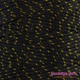 Nylon Thread 1.5MM Black Gold Metallic