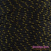 Nylon Thread 1.5MM Black Gold Metallic