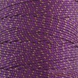 Nylon Thread 1.5MM Purple Gold Metallic