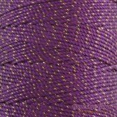 Nylon Thread 1.5MM Purple Gold Metallic