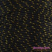 Nylon Thread 1.5MM Black Gold Metallic