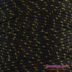 Nylon Thread 1.5MM Black Gold Metallic